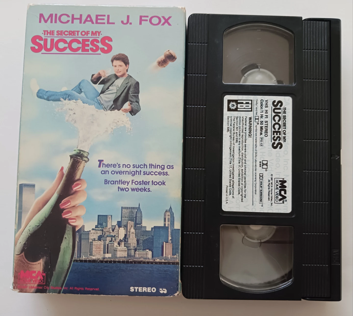 The Secret of My Success VHS - Michael J. Fox