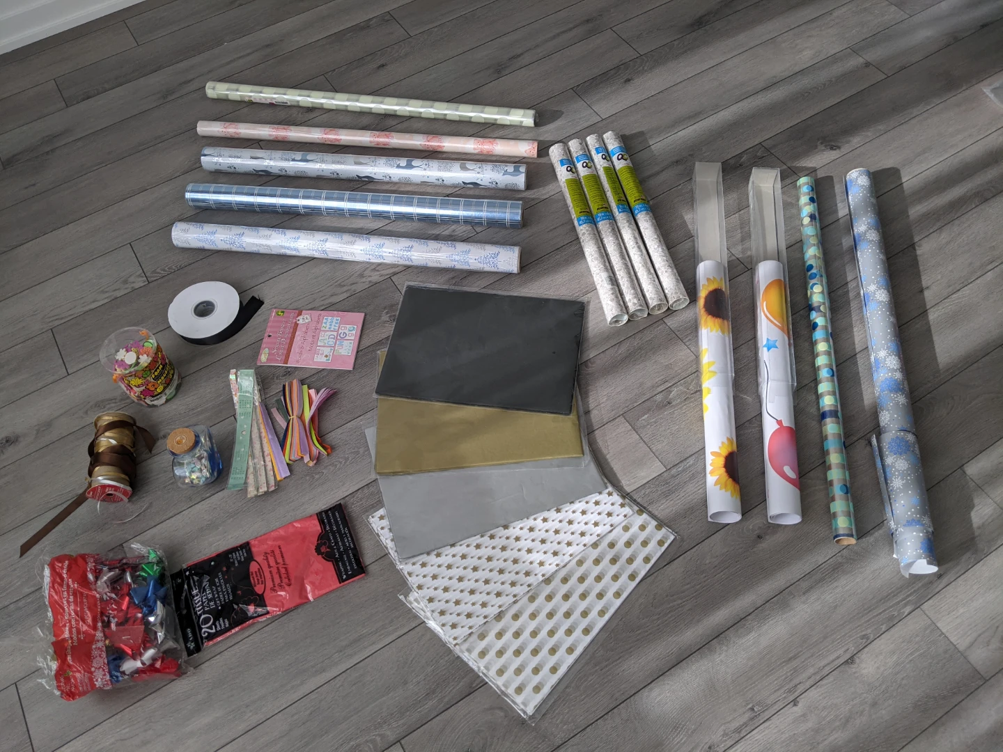 Assorted Gift Wrap & Craft Paper Lot - photo 2