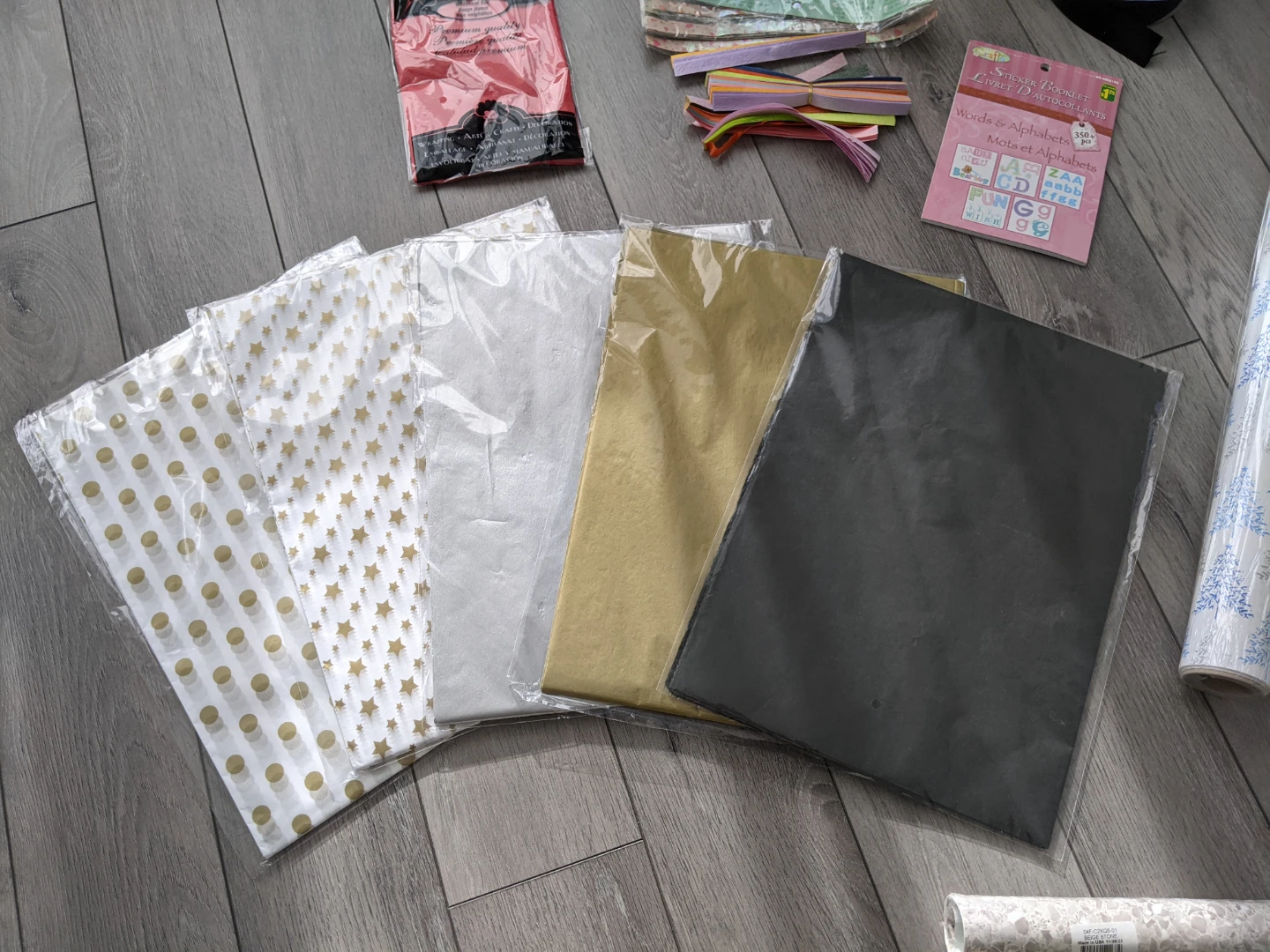Assorted Gift Wrap & Craft Paper Lot - photo 3
