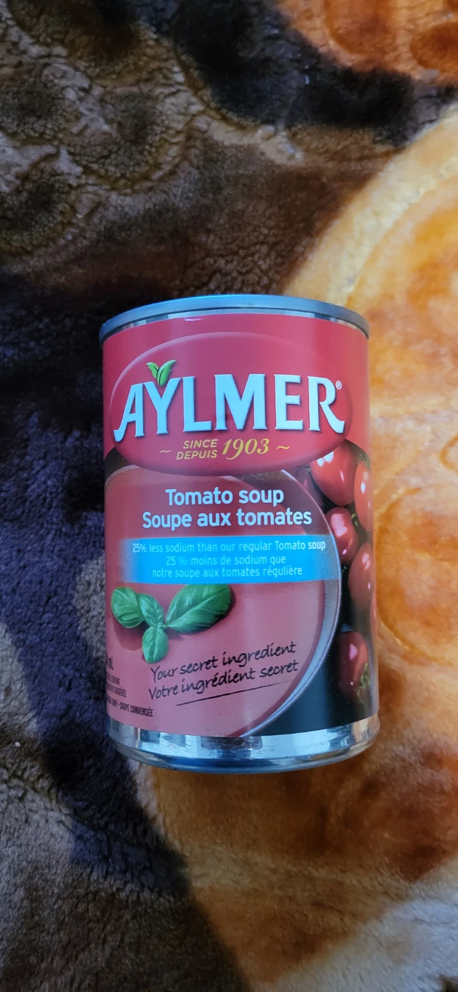 Aylmer Tomato Soup - 25% Less Sodium⚽