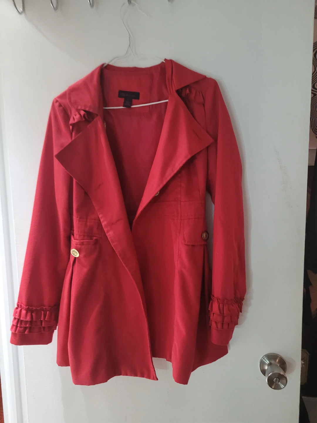 Red Ruffled Jacket