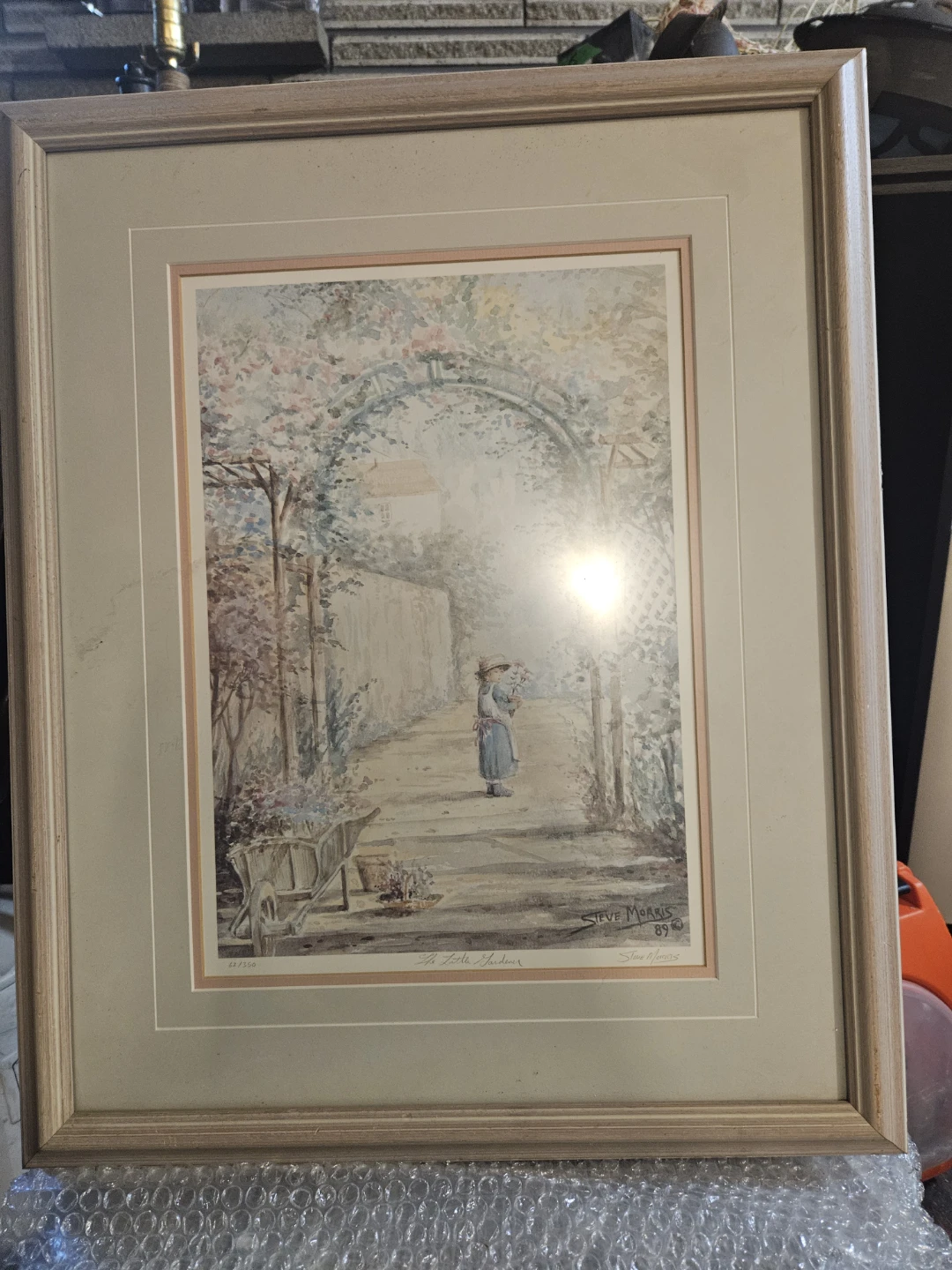 Steve Morris "The Little Gardener" Framed Print - photo 2