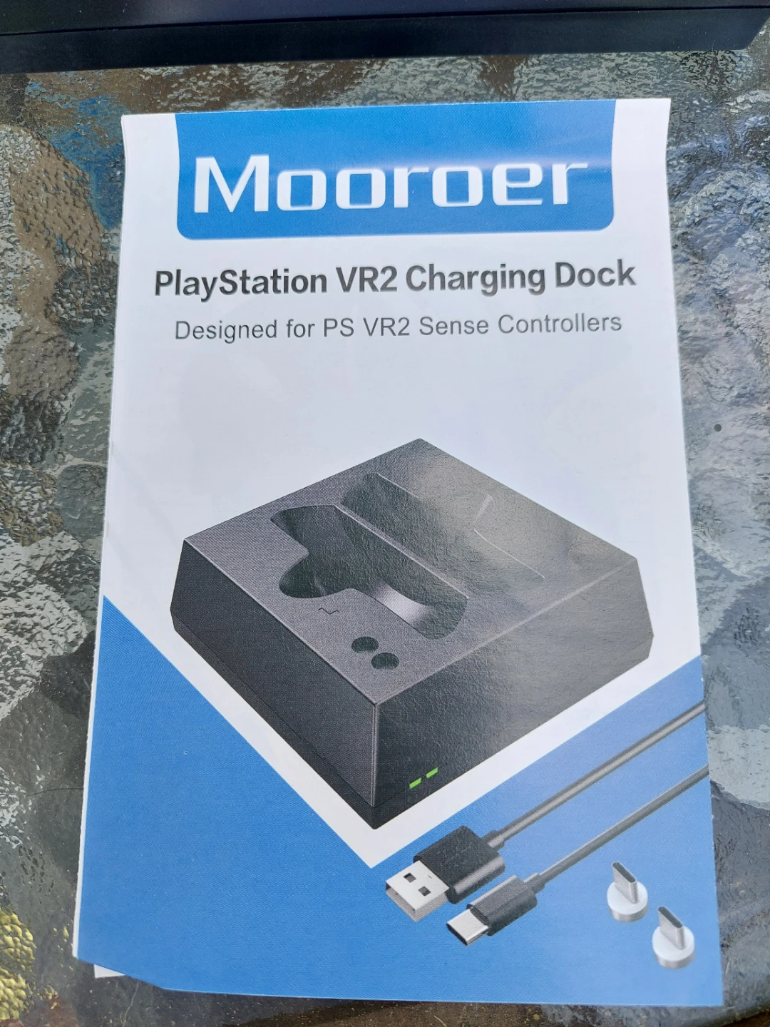 Mooroer PlayStation VR2 Charging Dock for Sense Controllers