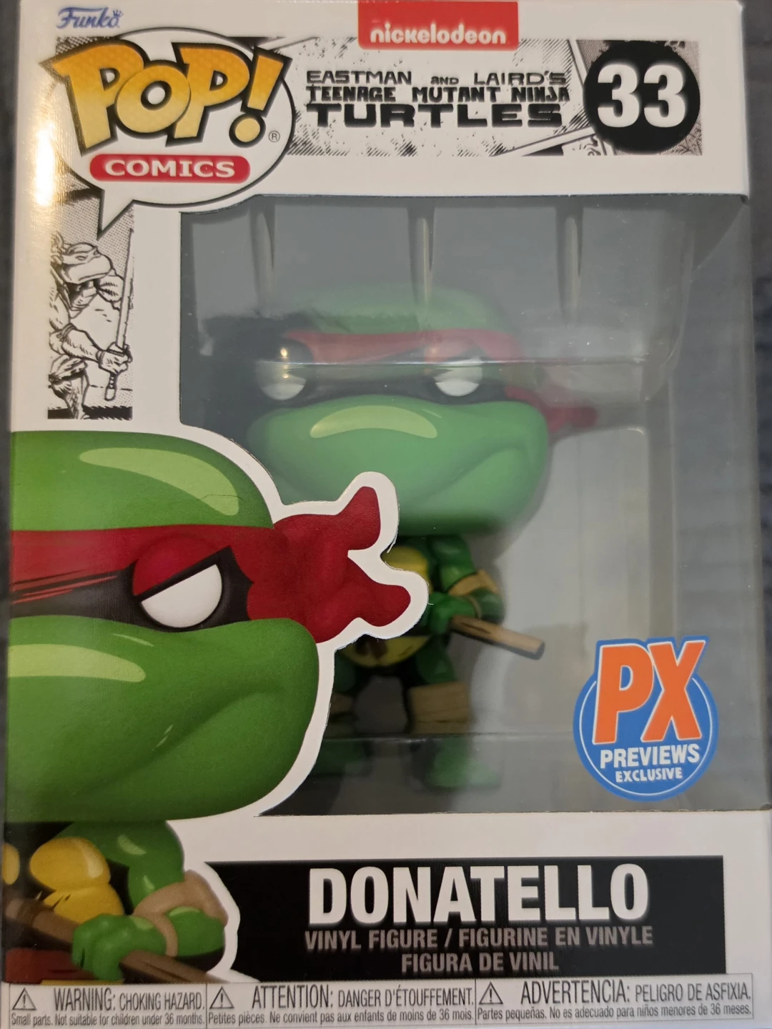Funko Pop! Comics Donatello Vinyl Figure #33