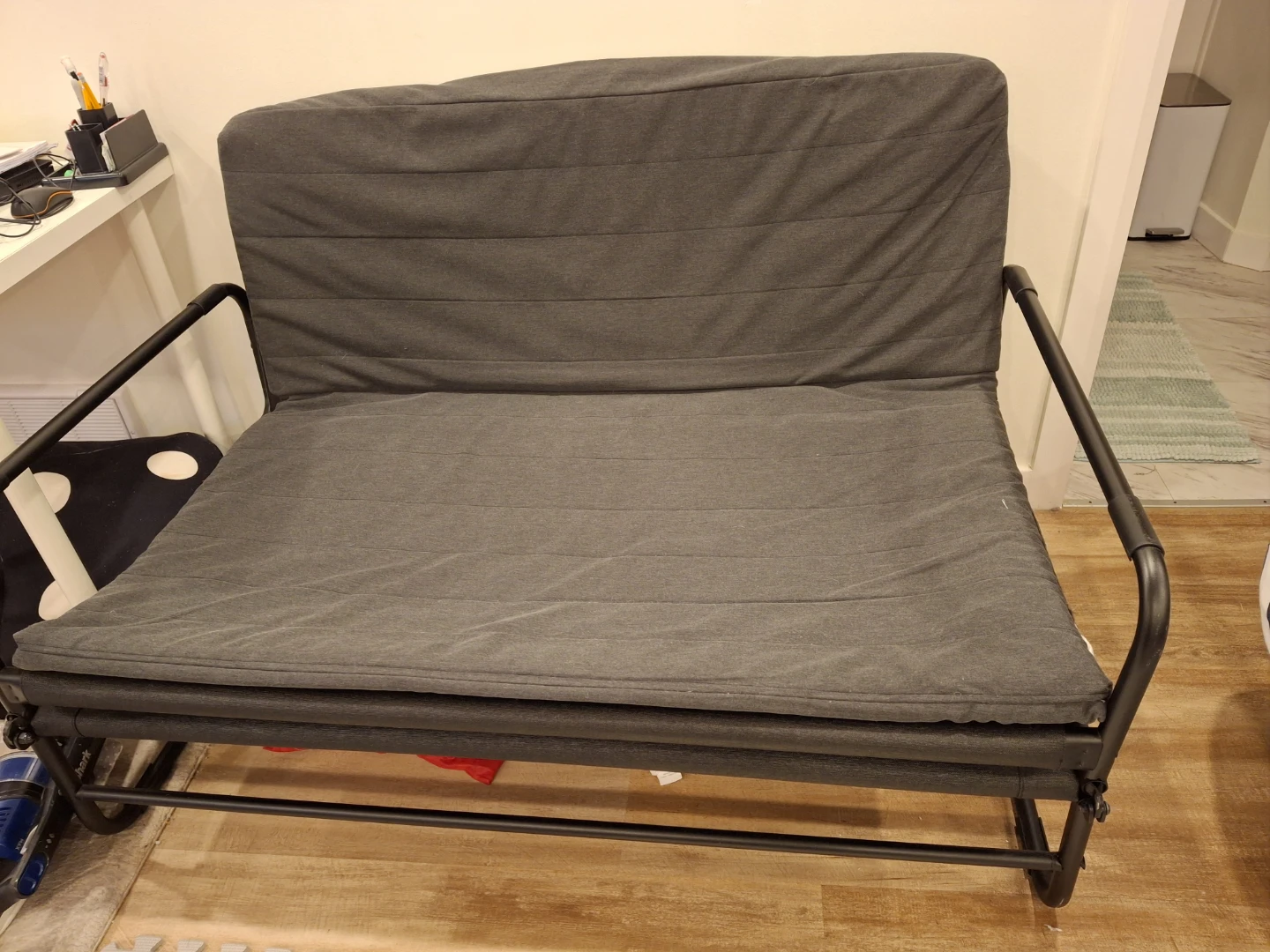 Foldable sofa bed_ IKEA Lycksele Lovas Sofa Bed Frame