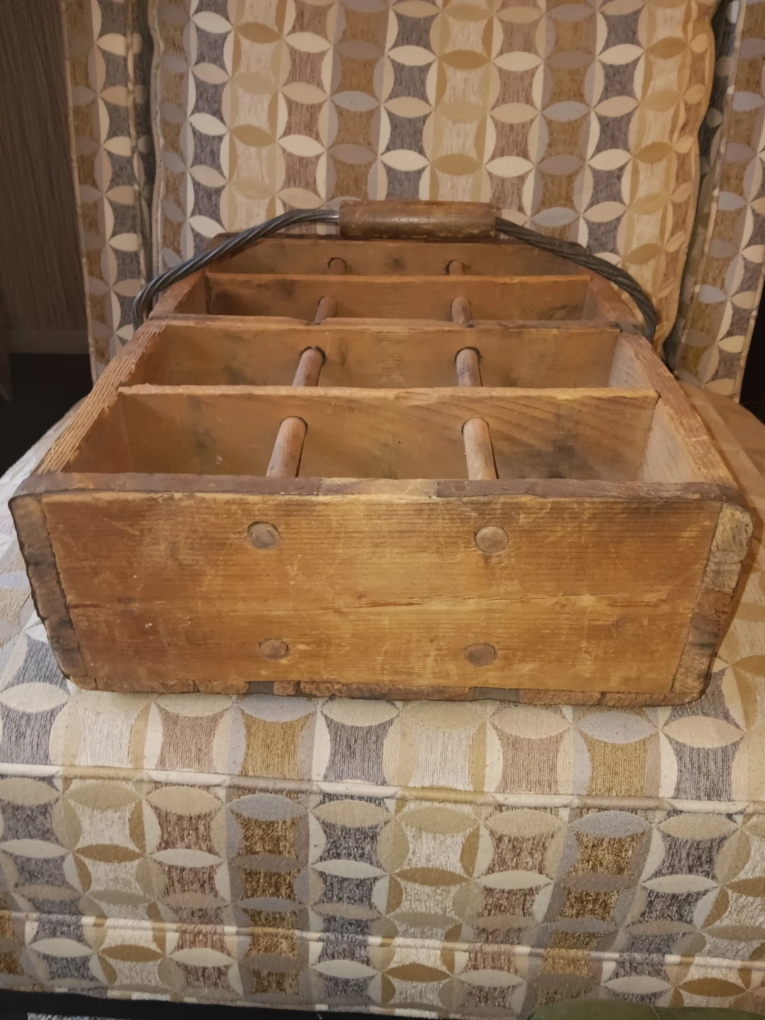 Vintage Molson's Wooden Beer Crate Carrier - photo 3