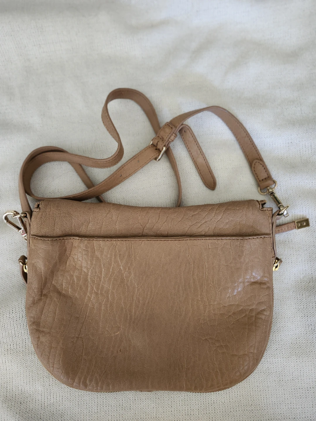 Vince Camuto Tan Leather Crossbody Bag - photo 2