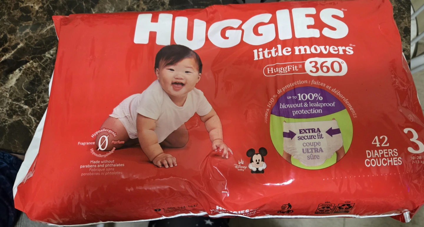 Huggies Little Movers Size 3 (42 diapers in pack)