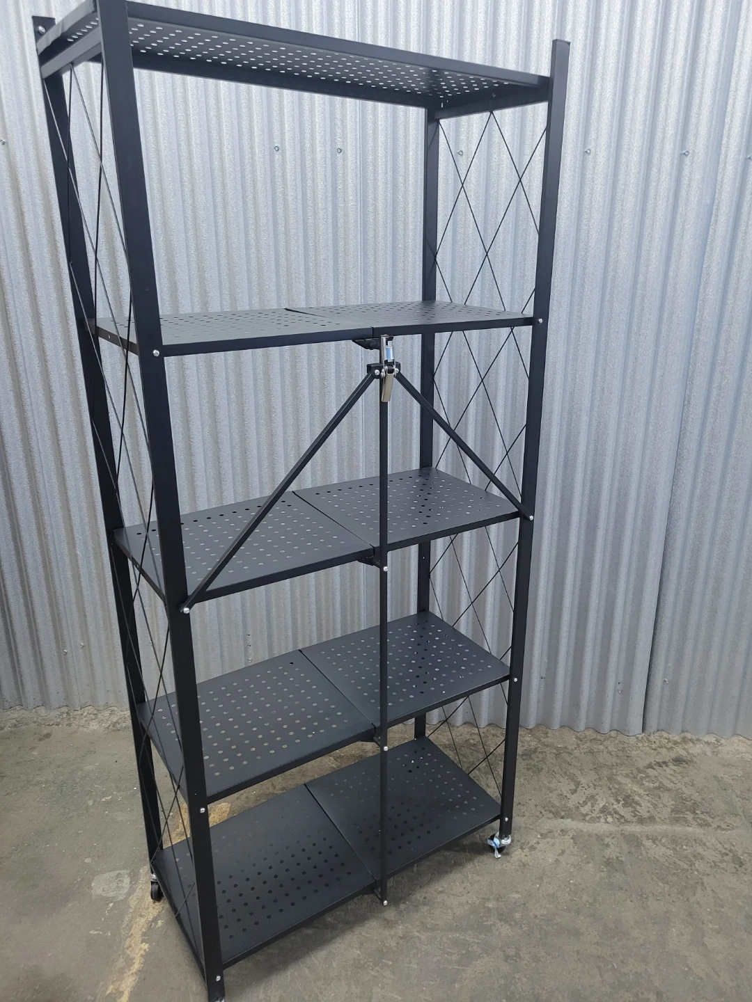 NEW 5-Layer Foldable Metal Shelf - photo 4
