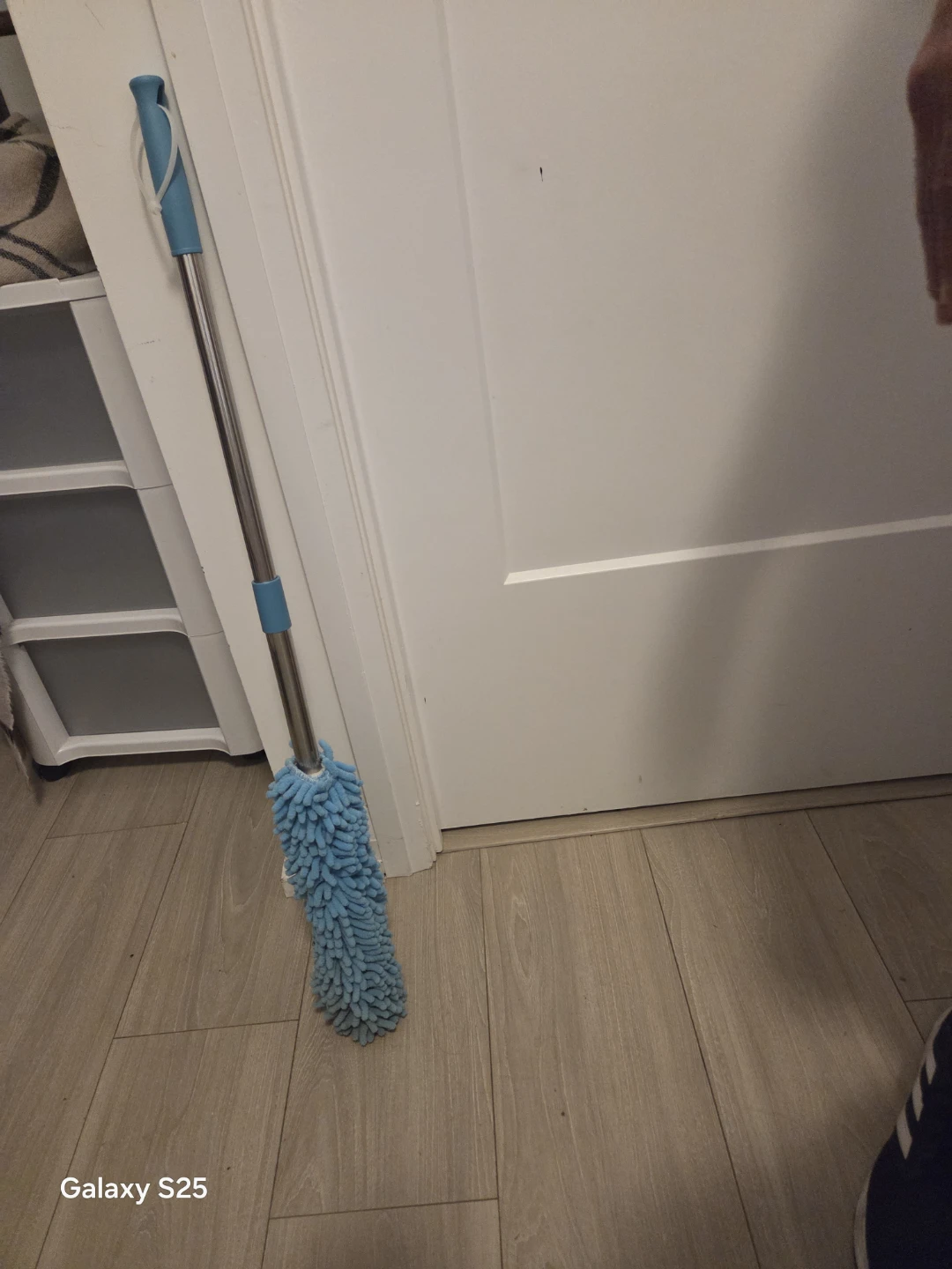 Blue Dust Mop with Extendable Handle