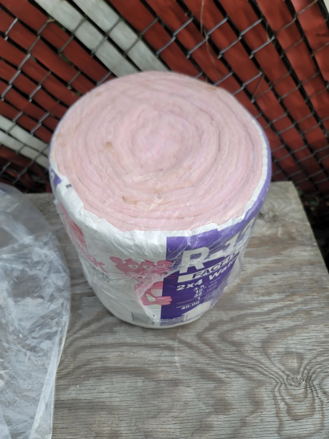 R-13 Faced Fiberglass Pink Insulation Roll - photo 2