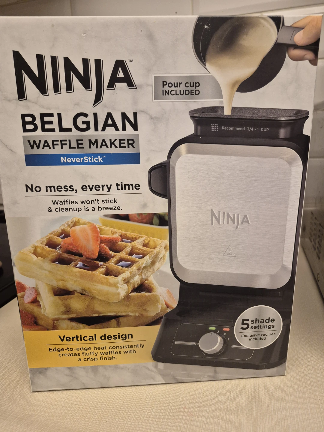Ninja Belgian Waffle Maker NeverStick - photo 2