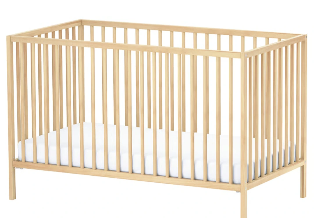 IKEA SNIGLAR Crib, Beech