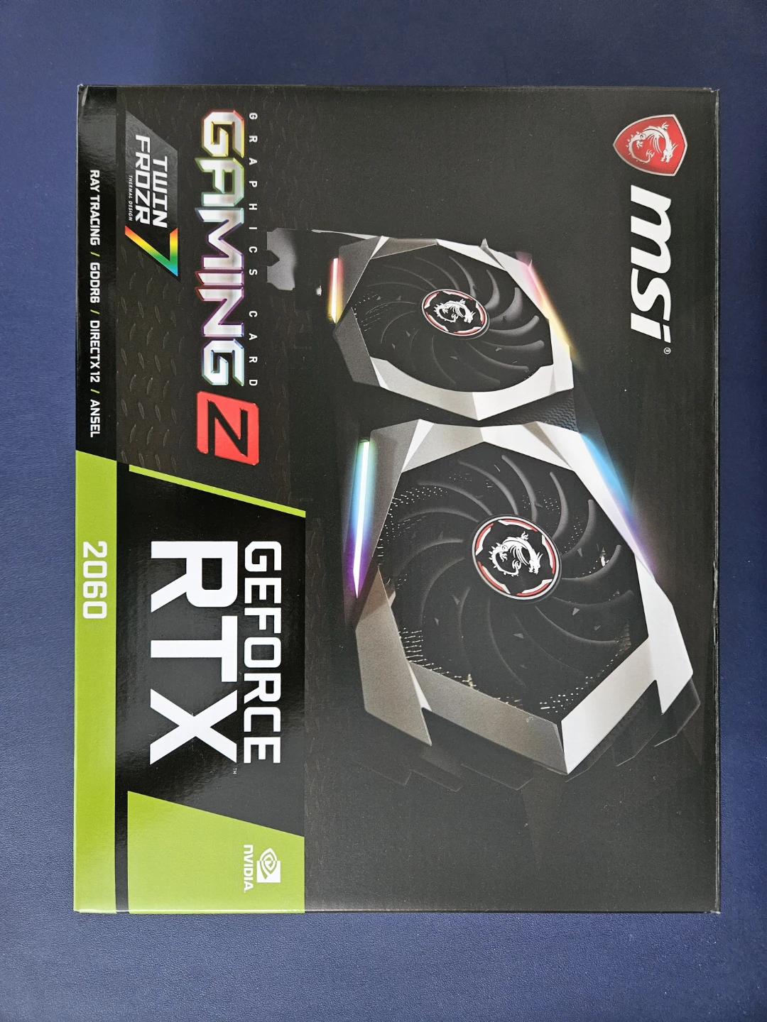 MSI Geforce RTX 2060 Gaming Z Graphics Card