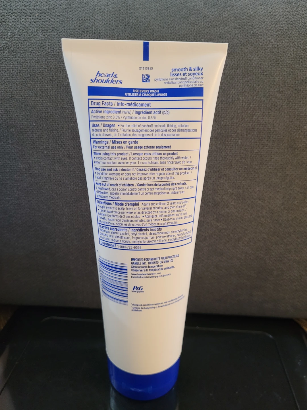 Head & Shoulders Smooth & Silky Dandruff Conditioner 315 mL - photo 2