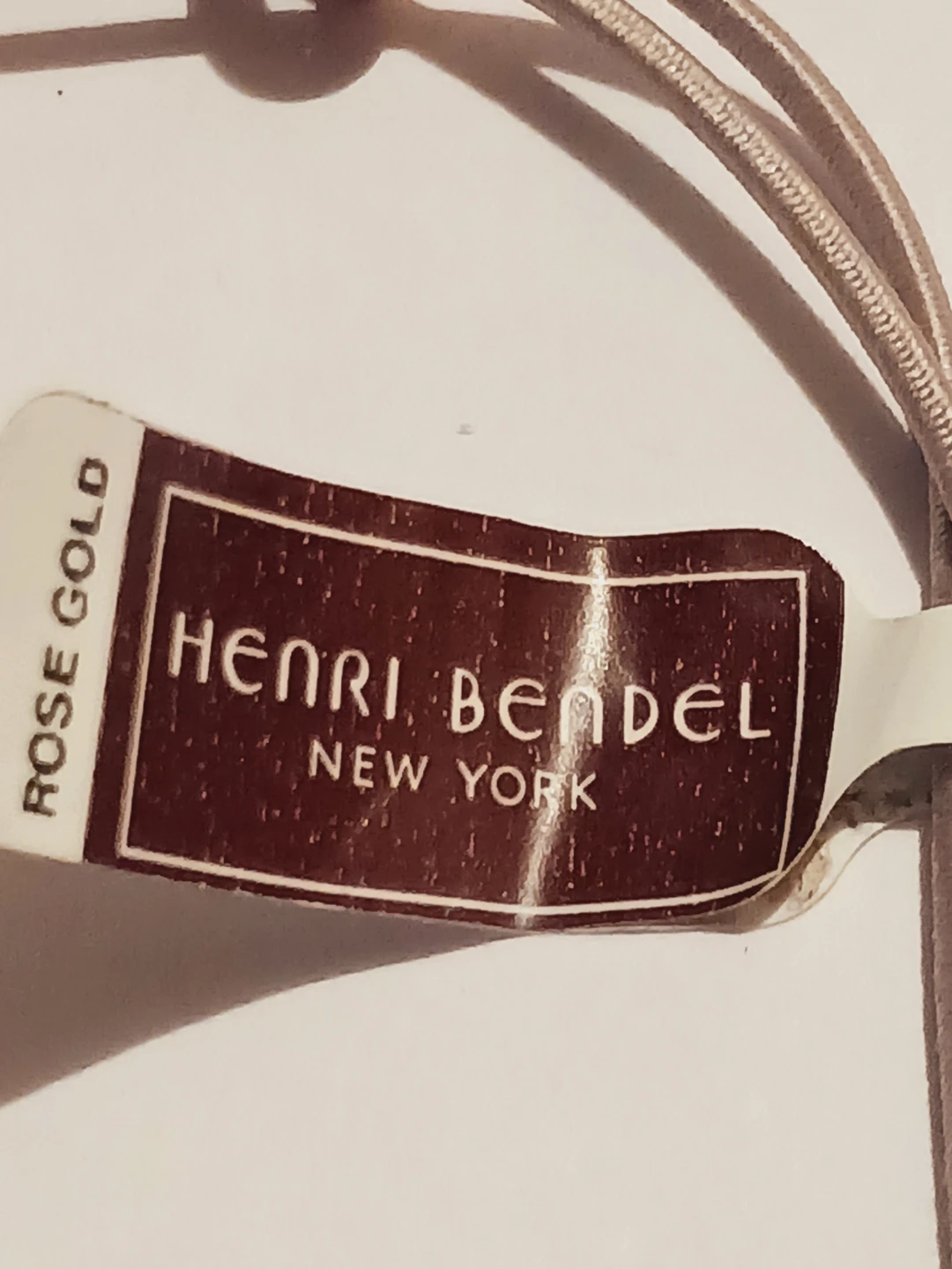 New !!!! HENRI BENDEL ROSE GOLD TONE NECKLACE - photo 3