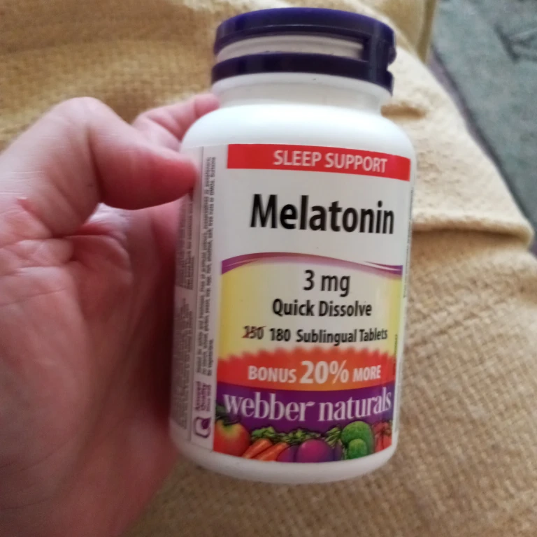 Webber Naturals Melatonin 3 mg Quick Dissolve Tablets