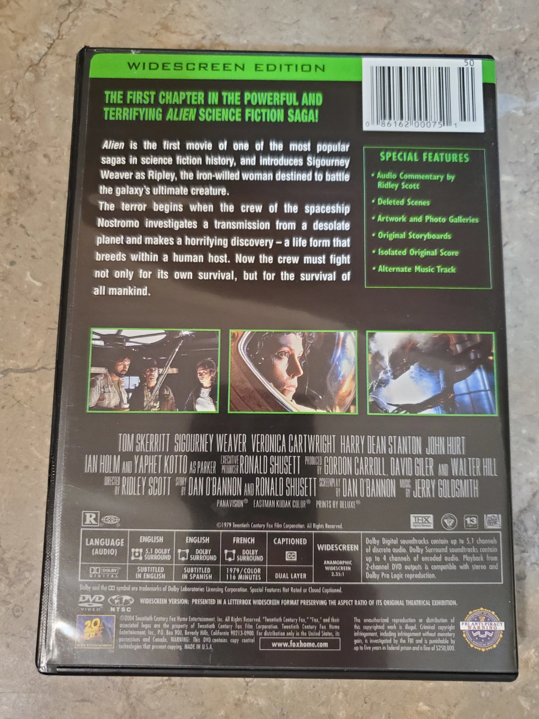 Alien Widescreen Edition DVD ⚽ - photo 2