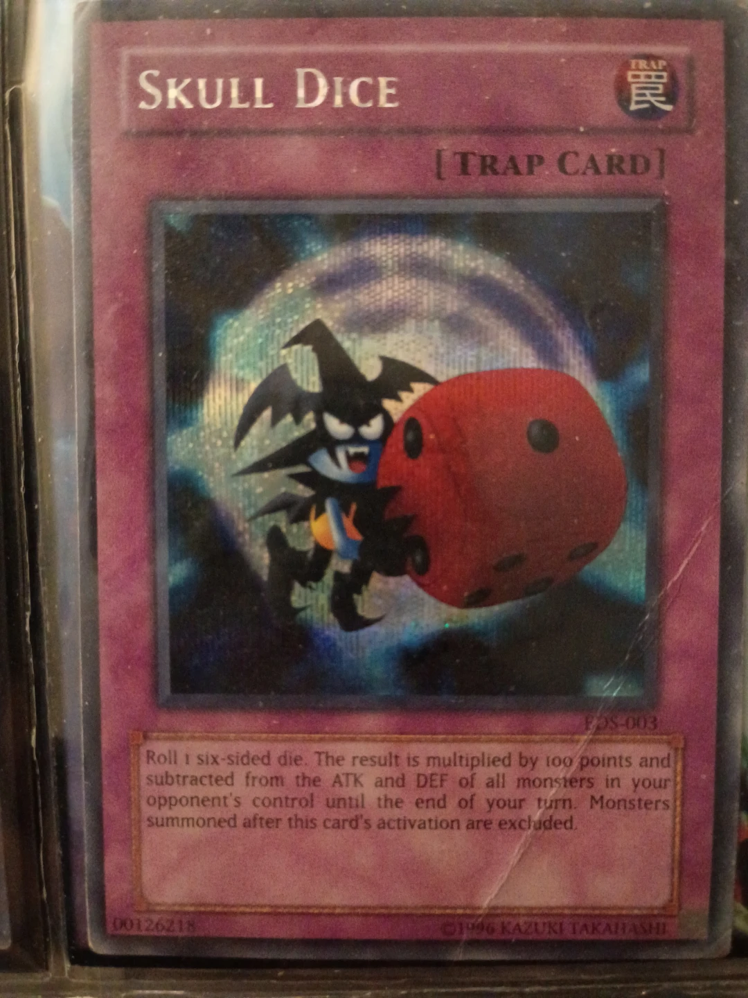 Yu-Gi-Oh! TCG Skull Dice Trap Card FDS-003⚽