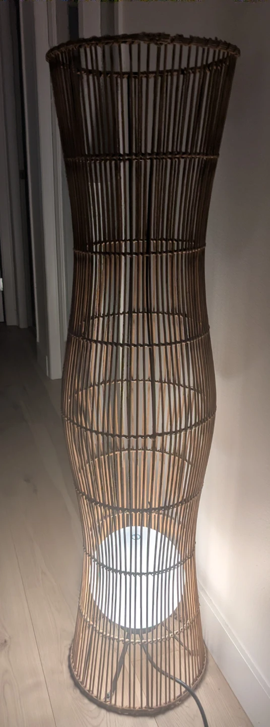 Woven Bamboo Floor Lamp