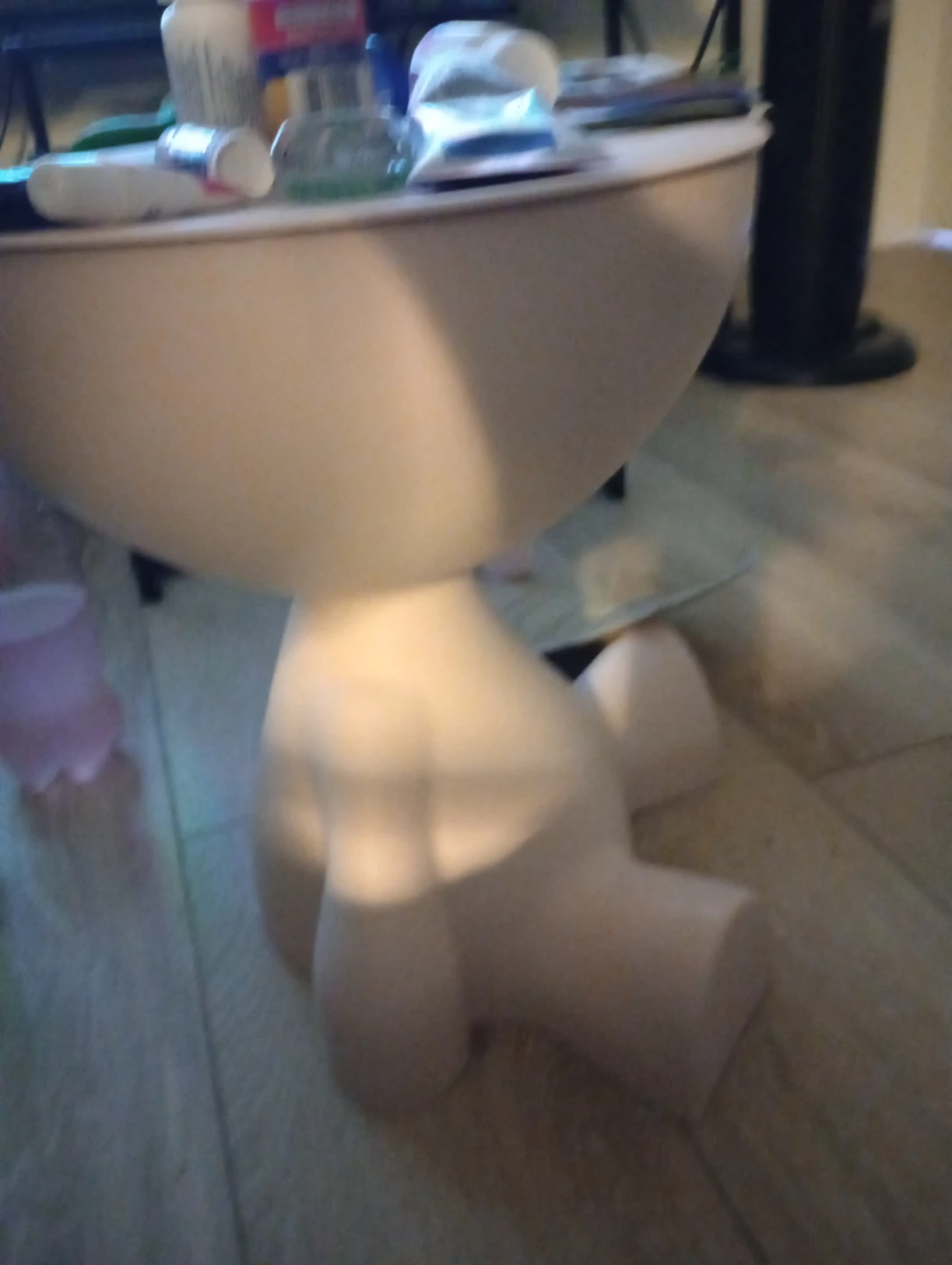 White Modern Side Table