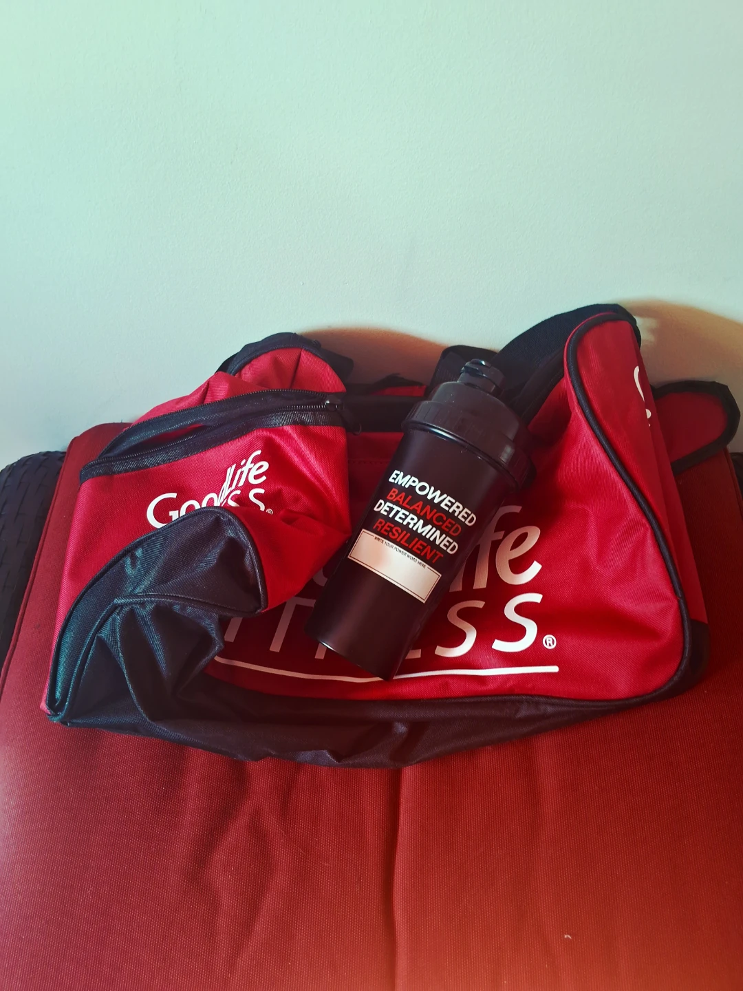 GoodLife Fitness Bag and Shaker Bottle