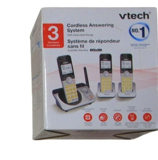VTech Cordless Phone System with 3 Handsets