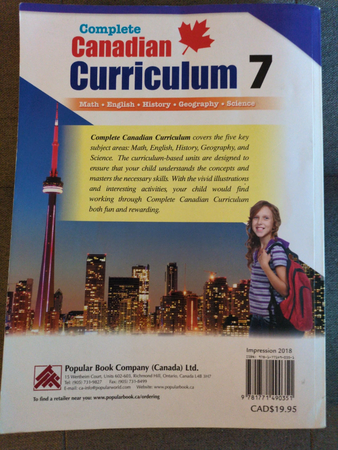 ⚽ Complete Canadian Curriculum Grade 7 Textbook - photo 2