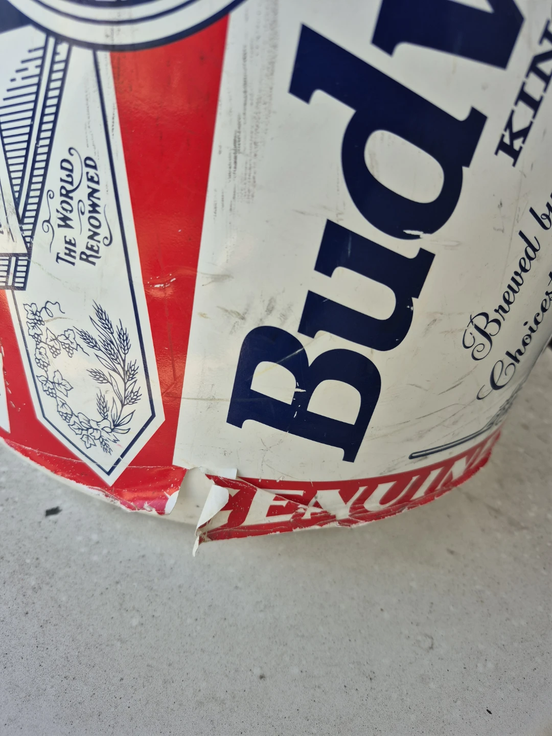 Vintage Budweiser Cooler Bucket - photo 4