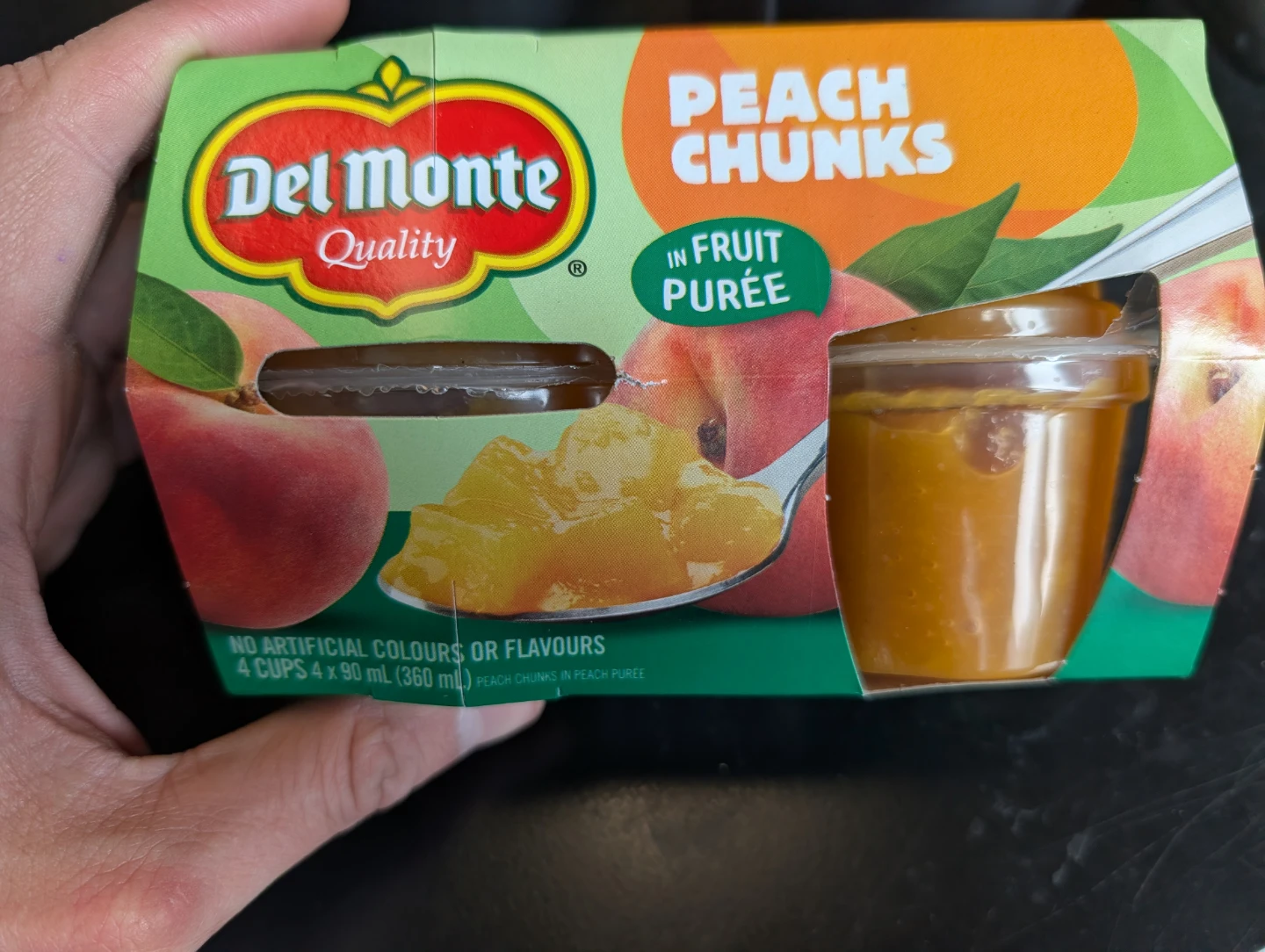 Del Monte Peach Chunks in Fruit Purée (4 cups)
