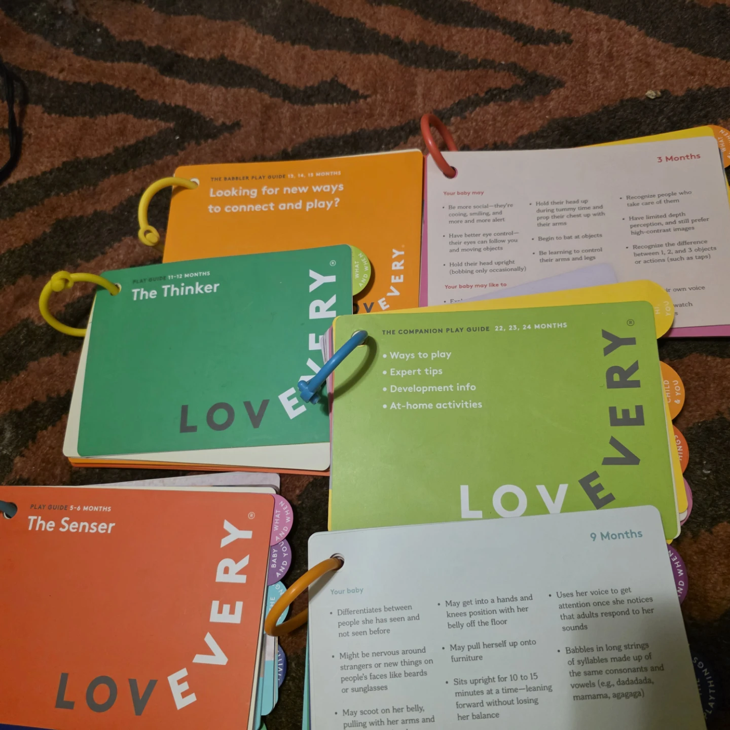 Lovevery Baby Play Guides Bundle all for 5