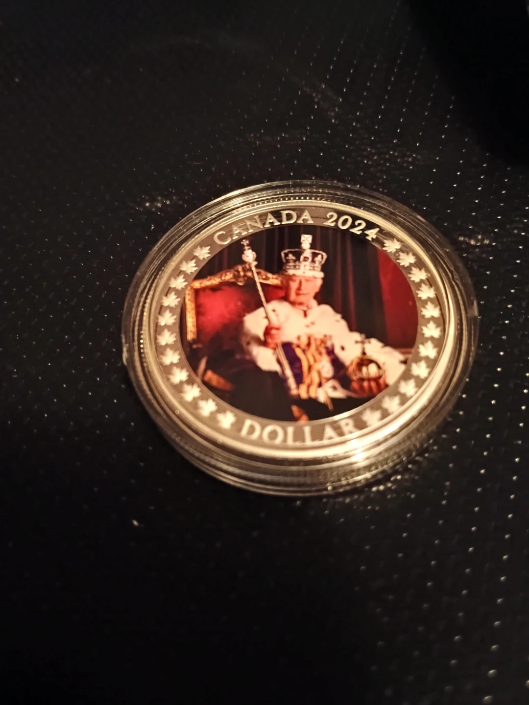 Canada 2024 King Charles III Coronation Silver Dollar Coin - photo 4