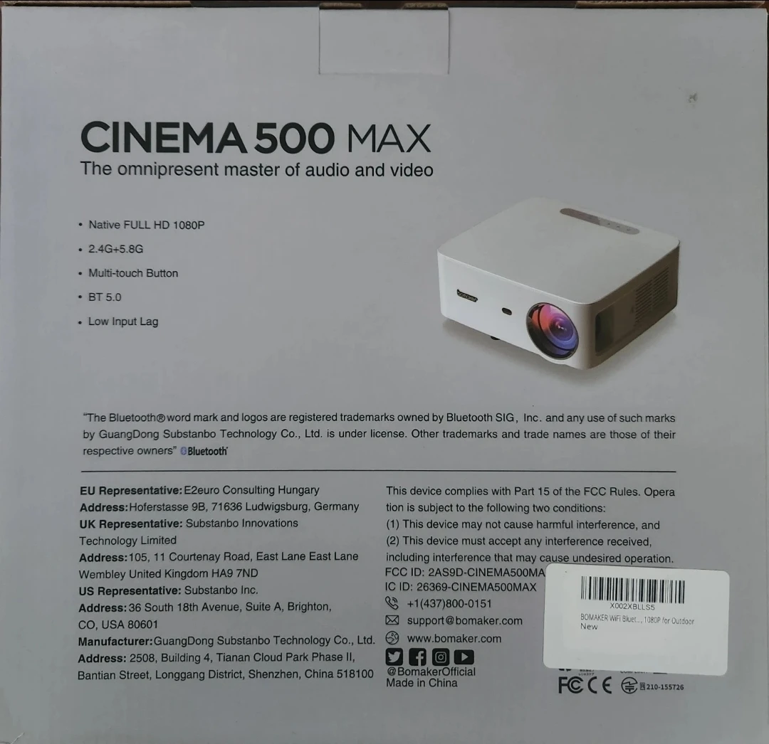 ⚽ NEW Bomaker Cinema 500 MAX LED Projector - photo 2