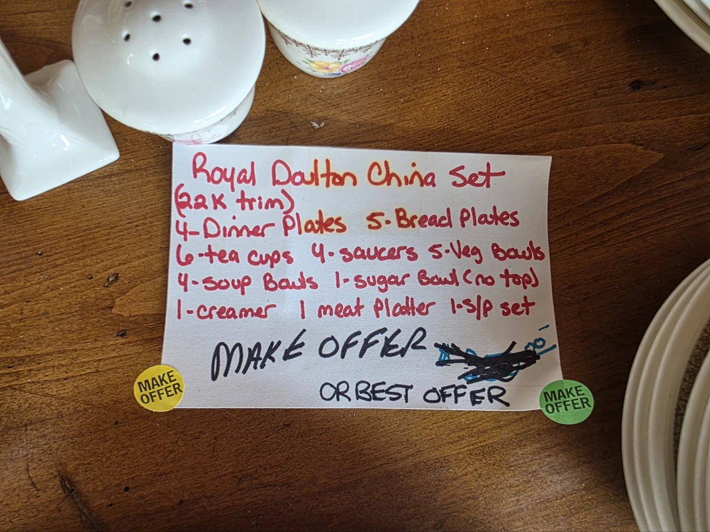Royal Knowles China Set - 22K Gold Trim - photo 2
