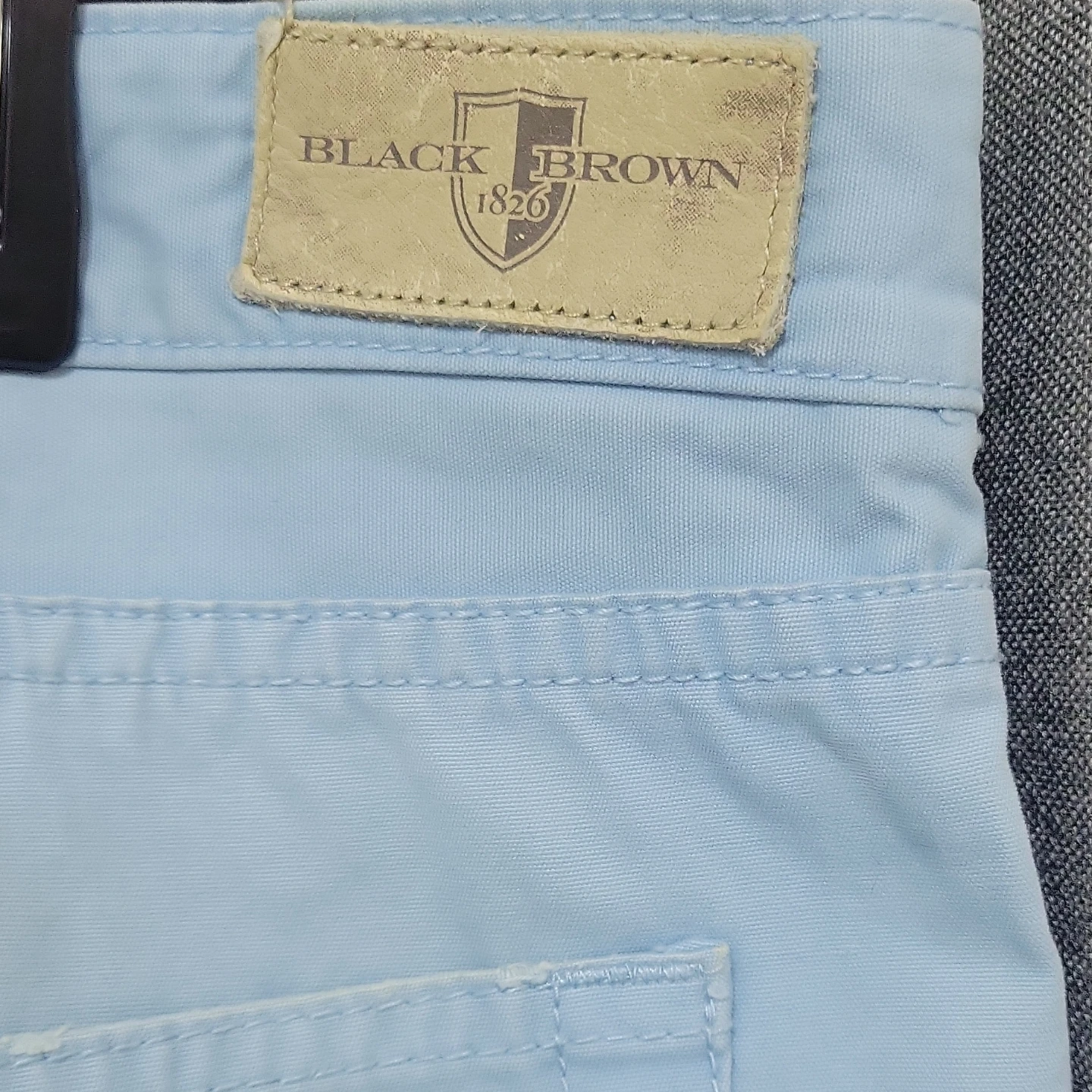 Black Brown 1826 Light Blue Chinos Size 38 - photo 5