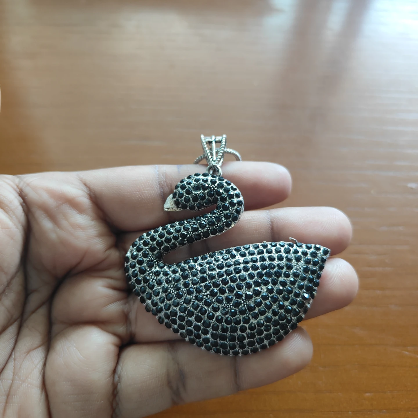 Earrings and pendant