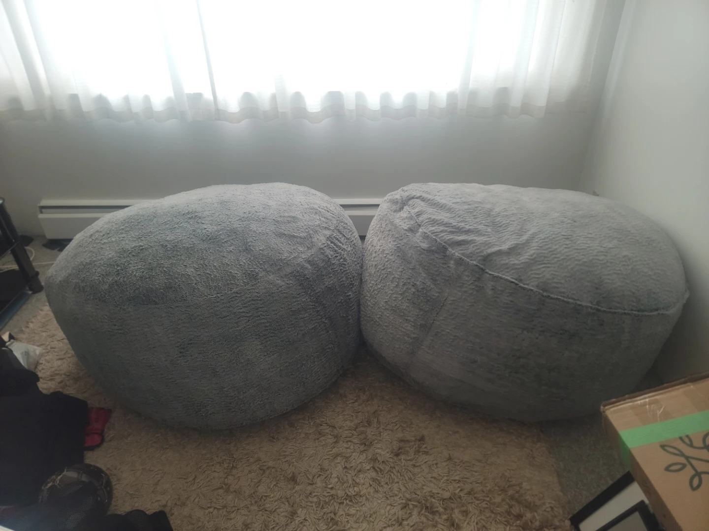 GREY BEAN BAGS