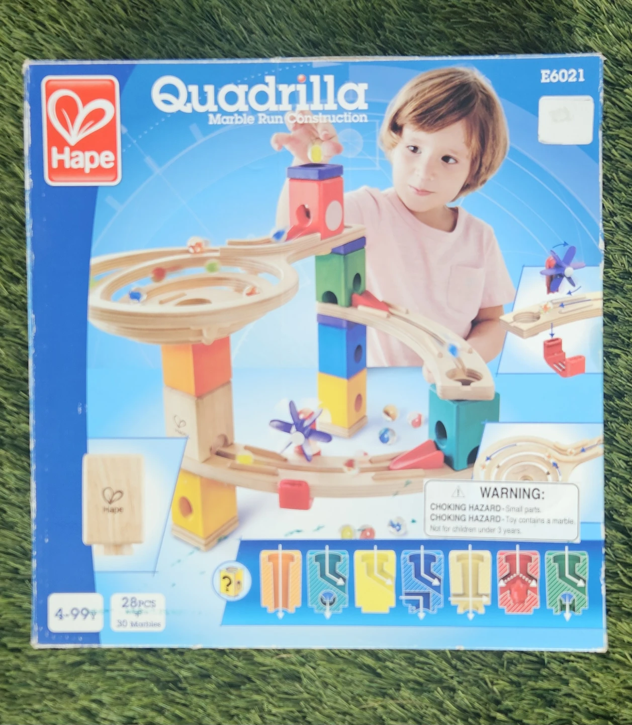 Hape Quadrilla Marble Run Construction Set
