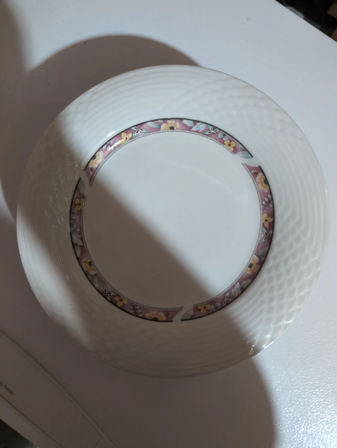 ⚽ Lynns Fine China Jasper Set of 8 Dinner Plates  Floral Design - photo 3