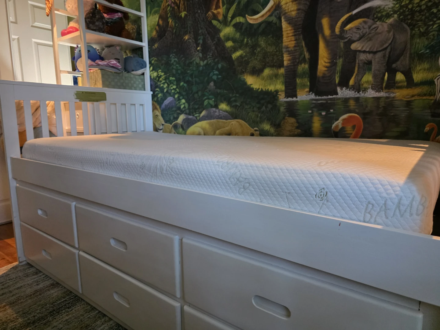White Twin Daybed with Trundle and Storage Drawers - photo 5