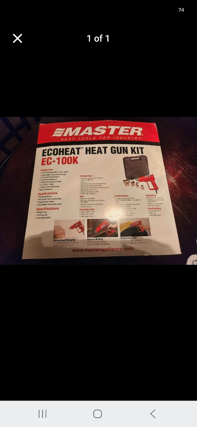 Master EC-100K Ecoheat Heat Gun Kit