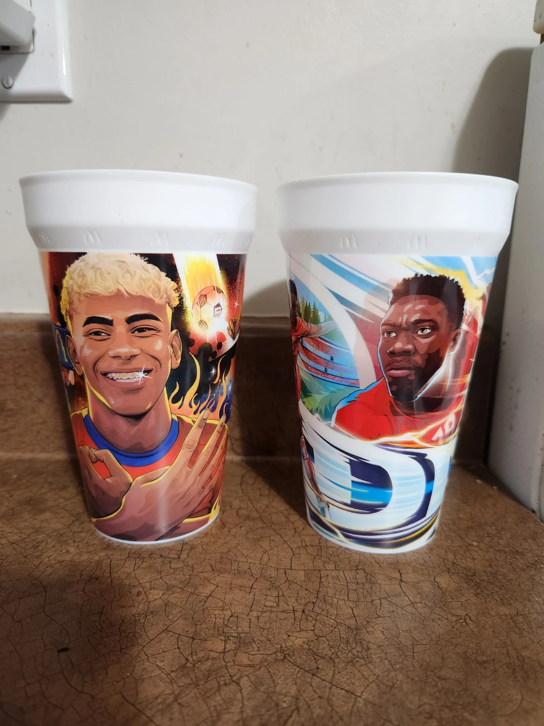 McDonald's Grimace & Soccer Player Cups (Set of 4)