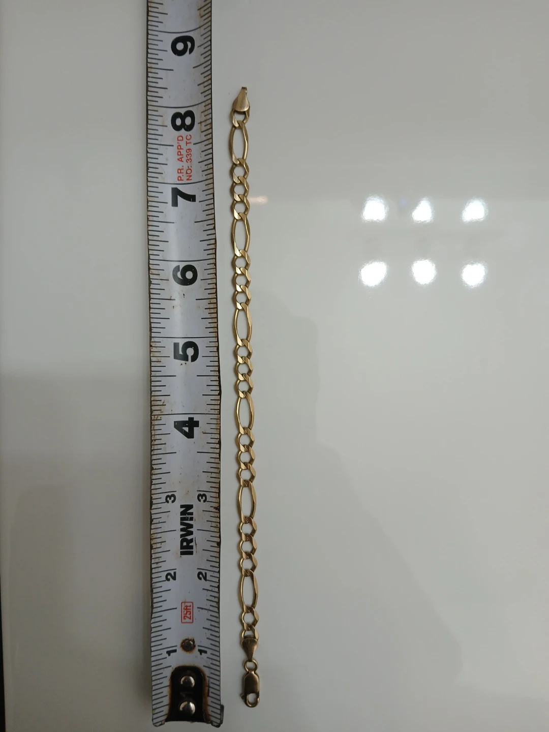 Gold Figaro Chain Bracelet