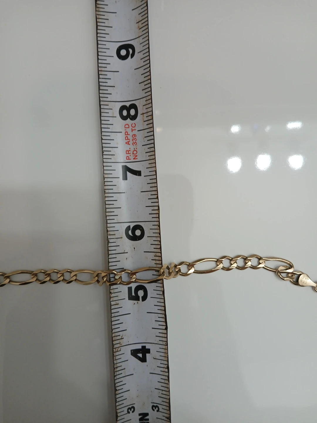 Gold Figaro Chain Bracelet - photo 2