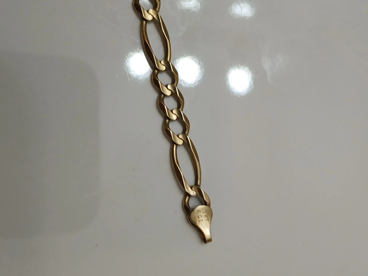 Gold Figaro Chain Bracelet - photo 3