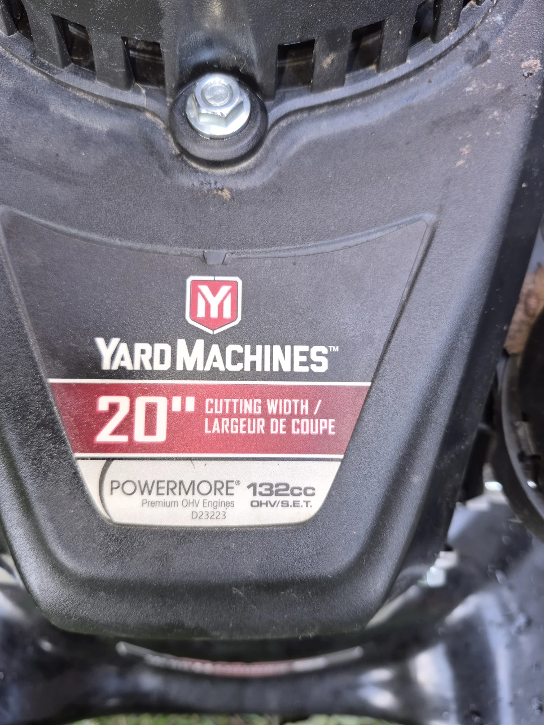 Yard Machines Lawnmower 20" Cutting Width - photo 2