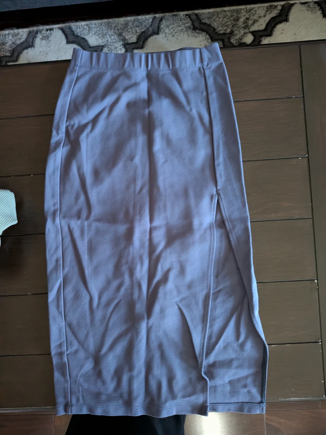 BABATON Purple Pencil Skirt with Side Slit - photo 4