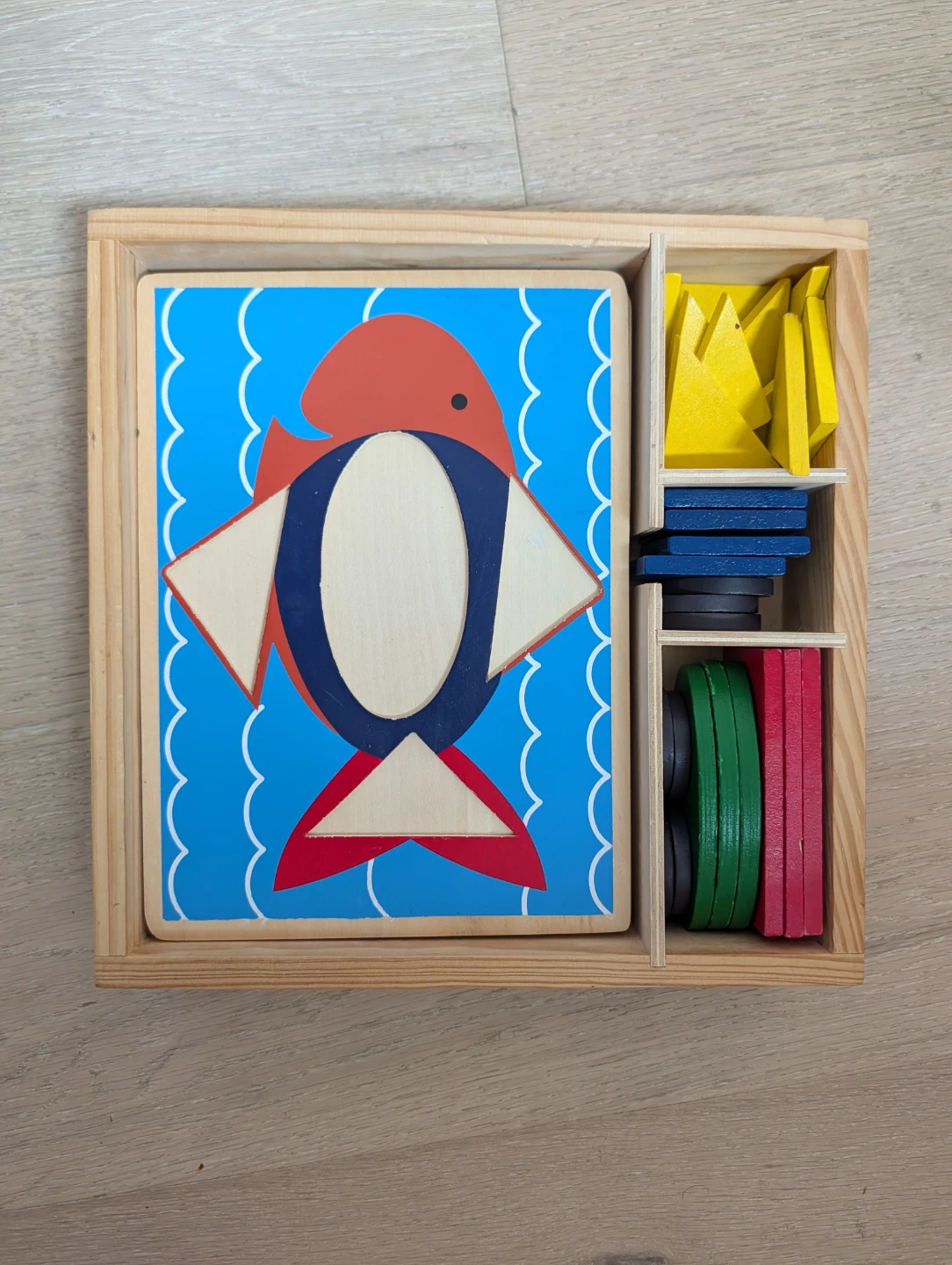 Melissa & Doug 10 Wooden Puzzles with shapes