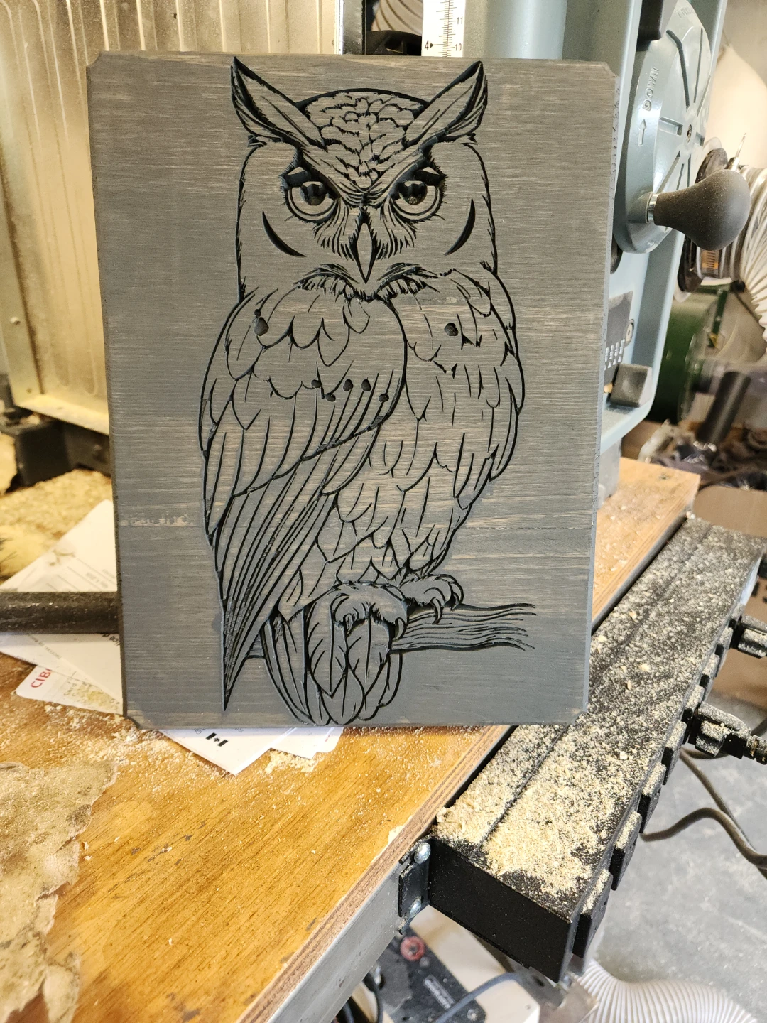 Wooden Owl Wall Art