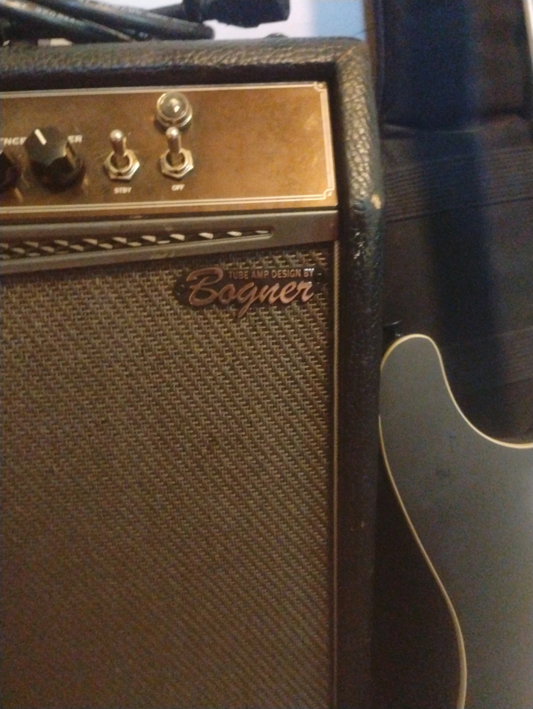 Line 6 Amp and Bogner Tube Amp with pedal,2 electric guitars, - photo 5